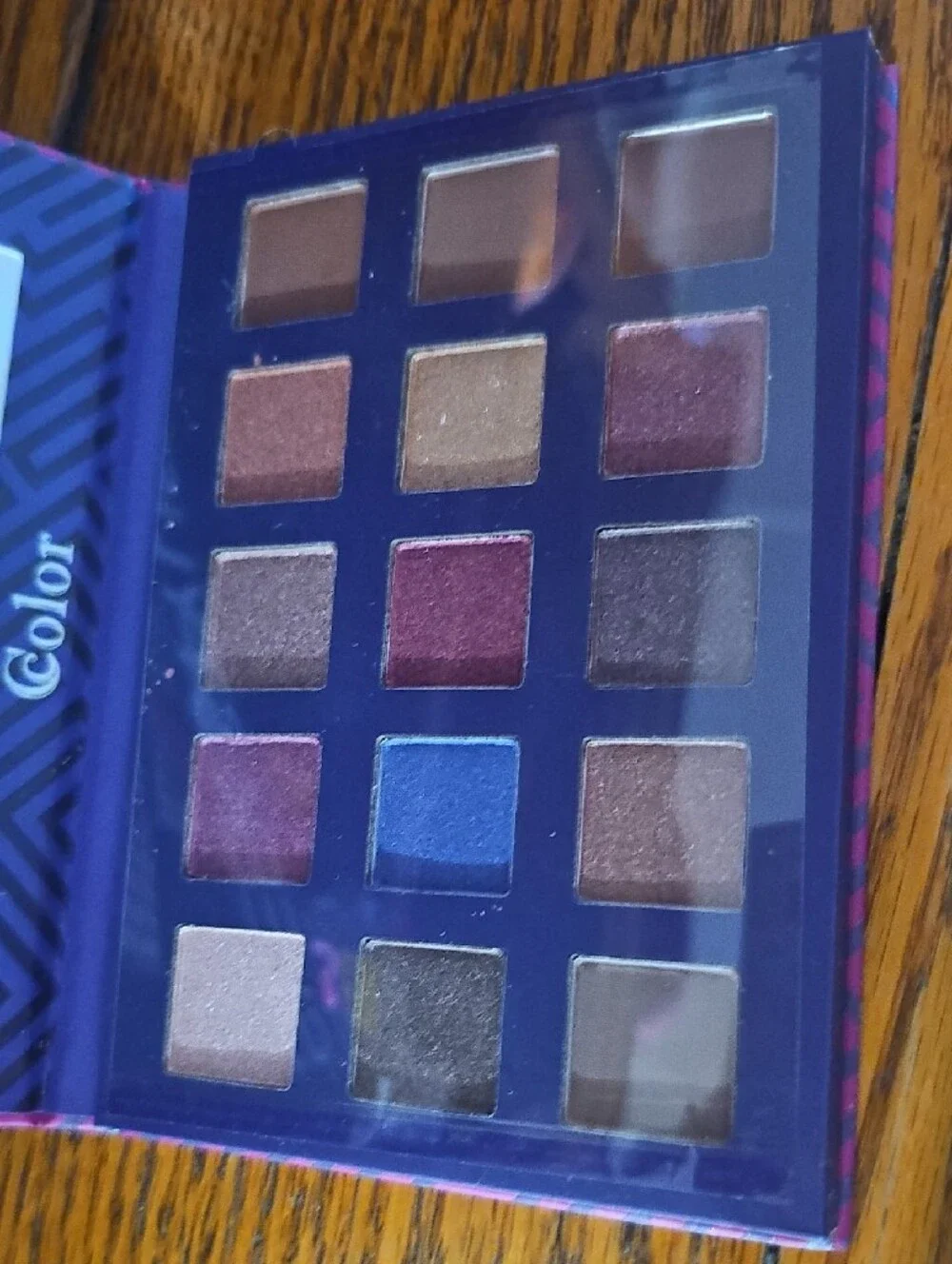 15-Color Eyeshadow Palette - Pink Shades